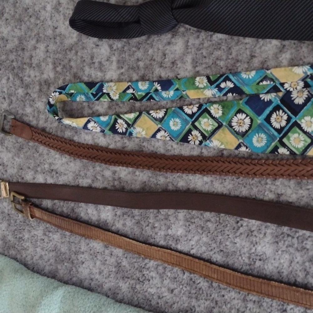 Belts and ties